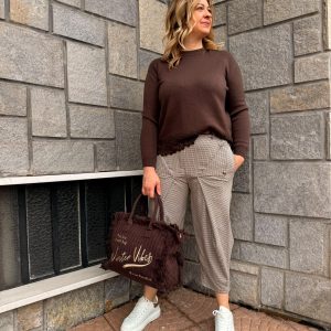 Pantalone particular quadretti
