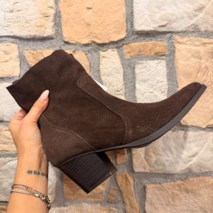 Tronchetto brown vera pelle