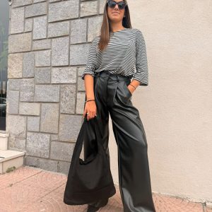 Pantalone Pelle nero