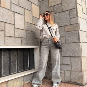 Jeans Baggy grigio