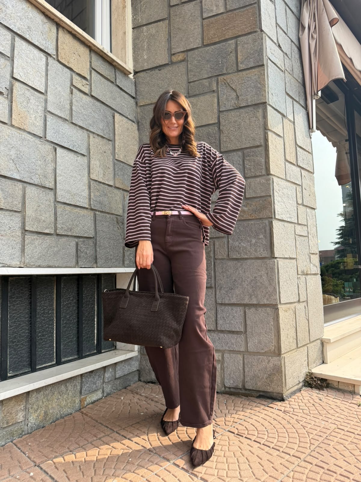 Jeans Baggy marroni