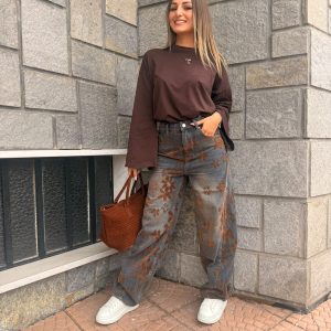 Jeans flowers
