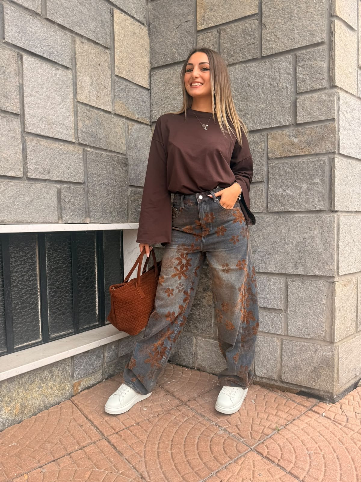 Jeans flowers