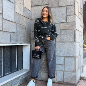 Jeans Barrel Nero