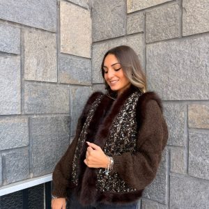 Gilet paiettes