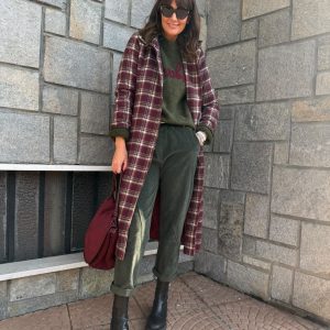 Pantalone Baggy velluto