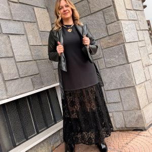 Abito YOUDECIDE pizzo nero