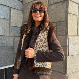 Gilet flowers vintage