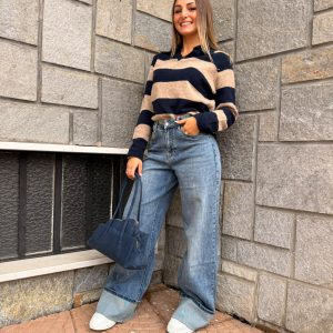 Jeans medium risvolto