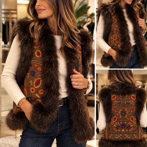 Gilet boho brown  edition