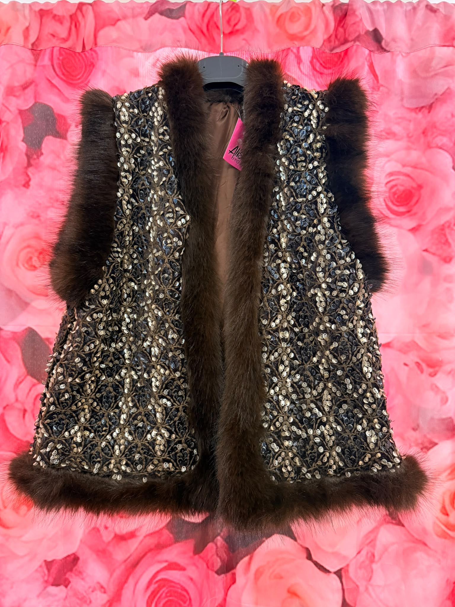 Gilet paiettes
